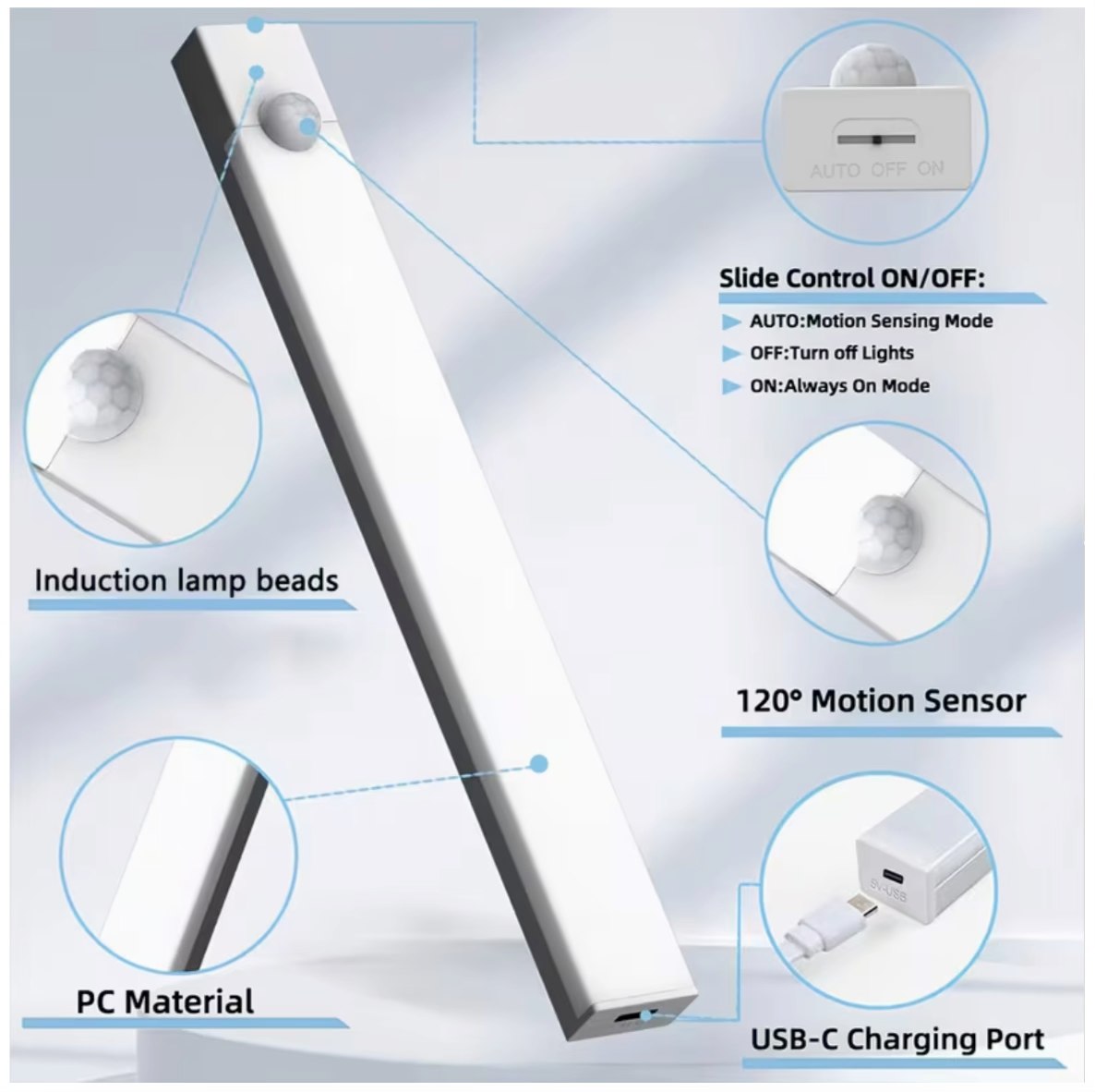 Rechargeable Magnetic Night Light