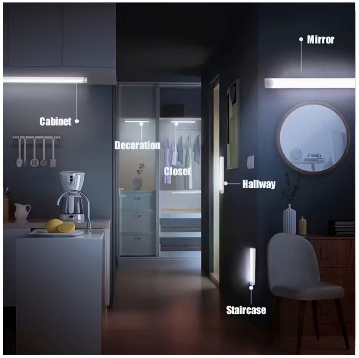 Rechargeable Magnetic Night Light